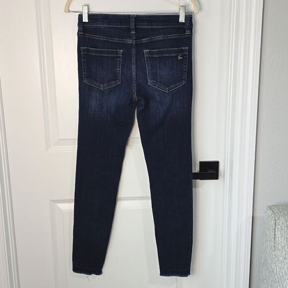 Two By Vince Camuto Mid-Rise Frayed Hem Skinny Jeans - Size 0/25 - Picture 3 of 14